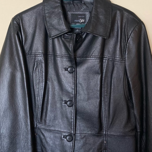 East 5th Genuine Leather Jacket - Picture 3 of 13